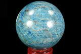 Bright Blue Apatite Sphere - Madagascar #83090-1